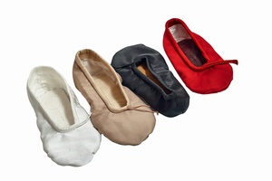 Балетки для танцев, бежевые Балетки для танцев, бежевые