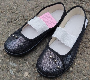 Тапочки Вероника 315-783  серебр. Ж черн. Тапочки Вероника 315-783  серебр. Ж черн.